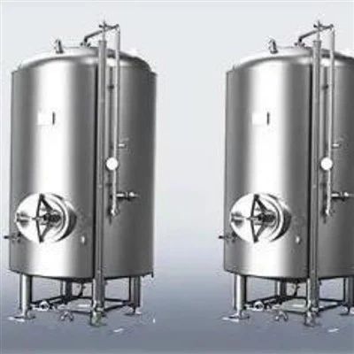 Tanc de cervesa brillant vertical